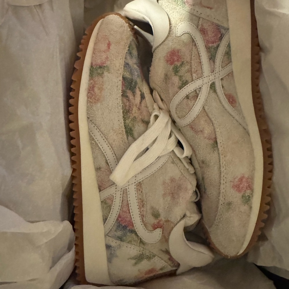Loewe Floral Printed Low-Top Sneaker